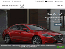 Tablet Screenshot of nortonwaymazda.co.uk